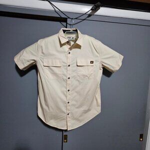Cat Men’s dress button up short sleeve shirt